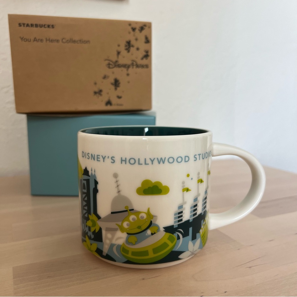Starbucks Disney's Hollywood Studios Mug - White and Blue